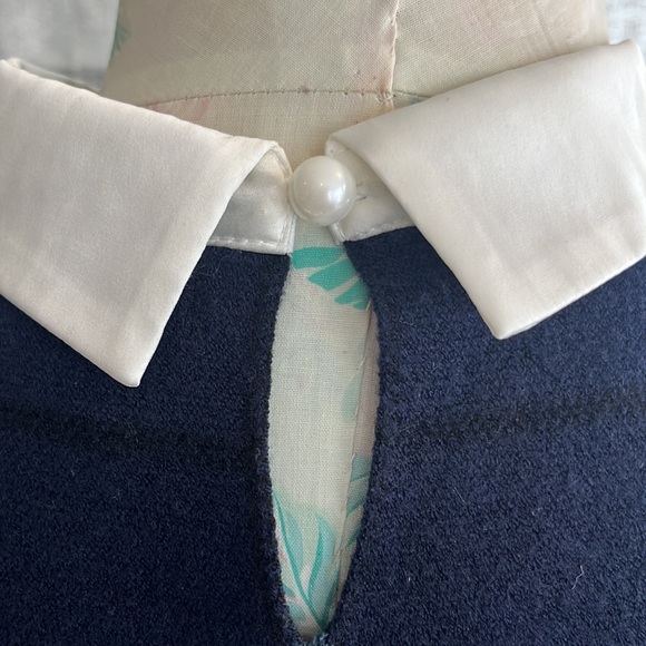 Tahari blue green and black sweater - Picture 5 of 6